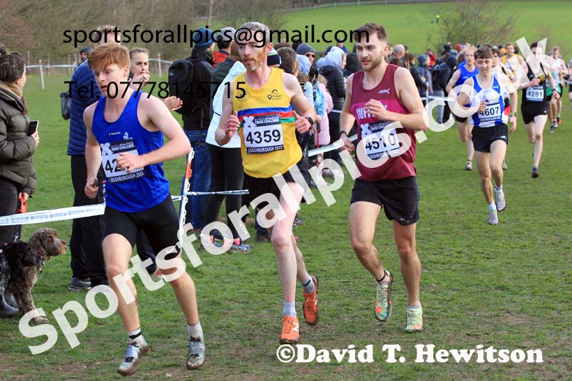 Senior Mens 2022 CAU Inter Counties Cross Country, Prestwold Hall, Loughborough.  Photo: David T. Hewitson/Sports for All Pics